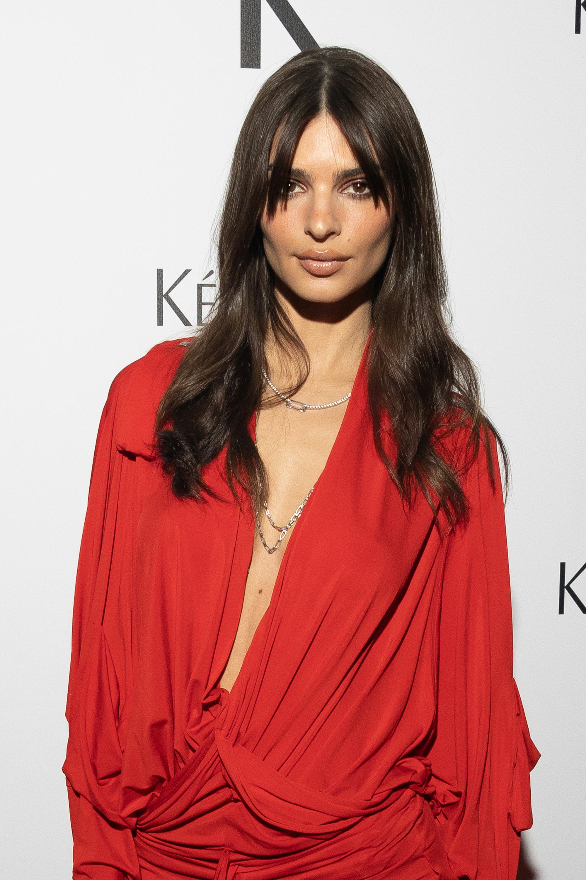 Winter hair color trends include rich chocolate brunette.