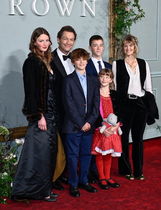 Dominic West is a proud dad of five.