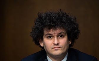 Samuel Bankman-Fried, founder and CEO of FTX, testifies during a Senate Committee on Agriculture, Nu...