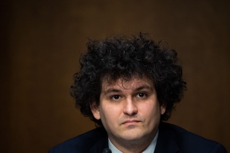 Samuel Bankman-Fried, founder and CEO of FTX, testifies during a Senate Committee on Agriculture, Nu...