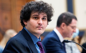 UNITED STATES - DECEMBER 8: Sam Bankman-Fried, founder and CEO of FTX, testifies during the House Fi...