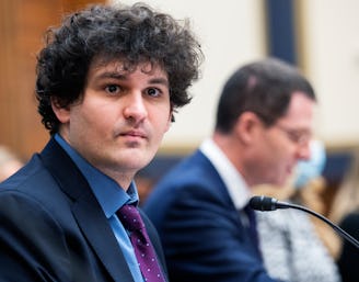 UNITED STATES - DECEMBER 8: Sam Bankman-Fried, founder and CEO of FTX, testifies during the House Fi...