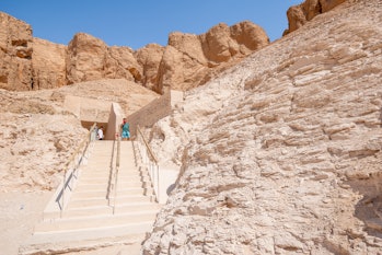 Valley of the Kings, Luxor, Egypt - July 26, 2022: The Valley of the Kings  is a valley in Egypt whe...