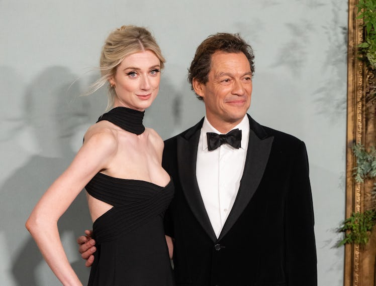 LONDON, ENGLAND - NOVEMBER 08: Elizabeth Debicki and Dominic West attend "The Crown" Season 5 World...