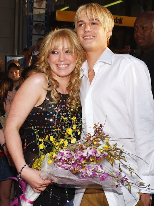 Hilary Duff called out Aaron Carter's memoir after his death.