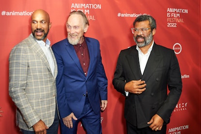 HOLLYWOOD, CALIFORNIA - OCTOBER 21: Keegan-Michael Key, Henry Selick and Jordan Peele attend the 202...