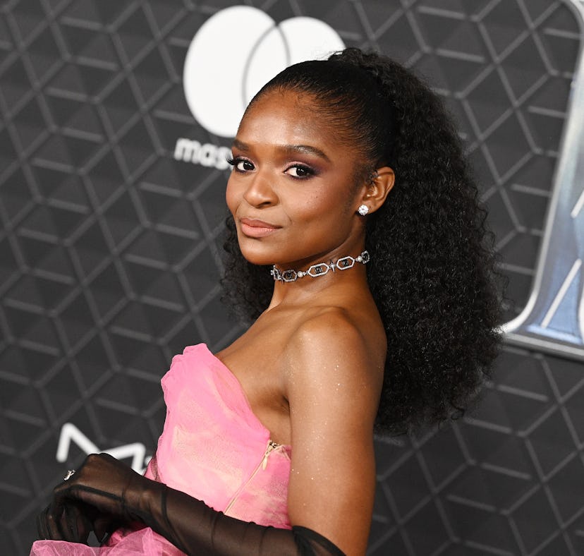 Dominique Thorne (Riri Williams, Ironheart) at the world premiere of Marvel Studios Black Panther: W...