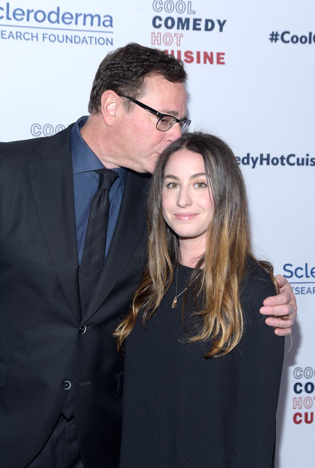 Bob Saget and daughter Aubrey Saget attend Bob Saget's Cool Comedy Hot Cuisine presented by the Scle...