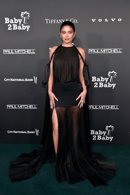 Kylie Jenner wearing Loewe to the 2022 Baby2Baby Gala.