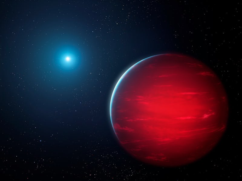 Illustration of an ultra-cool dwarf star with a companion white dwarf. Ace citizen scientist Frank K...
