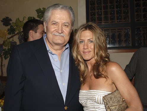 WESTWOOD, CA - MAY 22: (L-R) Actor John Aniston and daughter actor Jennifer Aniston attend the aft…