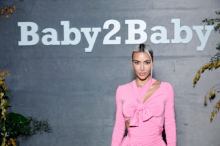 Honoree Kim Kardashian attends the 2022 Baby2Baby Gala.