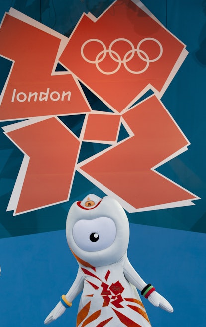 Wenlock During The' London 2012 One Year To Go' Ceremony In Trafalgar Square. London. (Photo by John...
