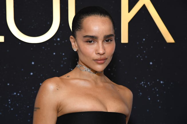 LOS ANGELES, CALIFORNIA - OCTOBER 26: Zoë Kravitz attends as Tiffany & Co. celebrates the launch of ...