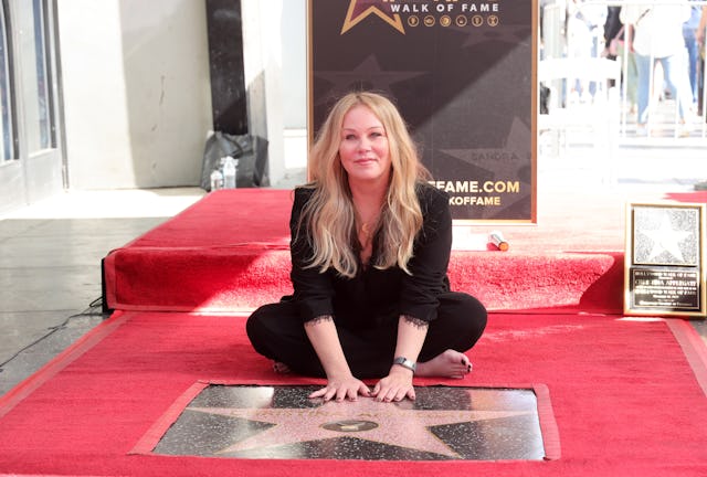 Christina Applegate attends her Hollywood Walk Of Fame star ceremony.