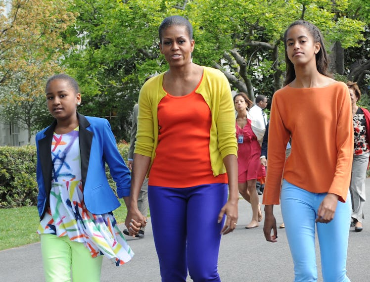 President Barack Obama and his family host the annual White House Easter Egg Roll. First lady Michel...