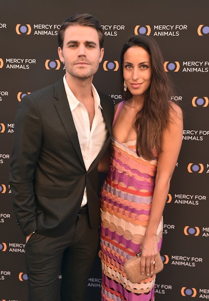 LOS ANGELES, CALIFORNIA - SEPTEMBER 14: Paul Wesley And Ines De Ramon attend the Mercy For Animals 2...
