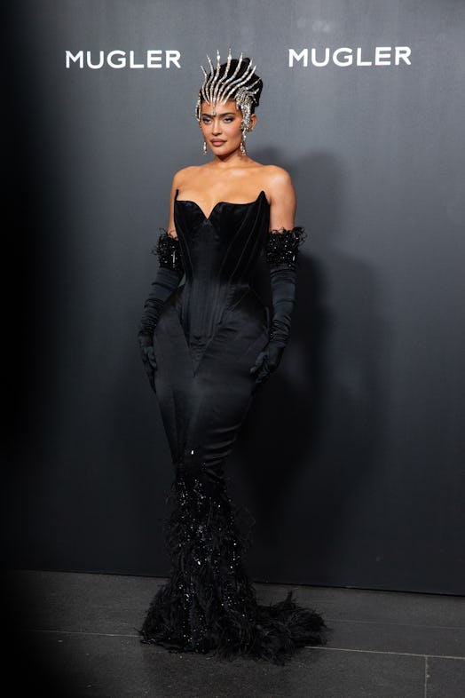 Kylie Jenner attends the Thierry Mugler: Couturissime Exhibition Opening Night
