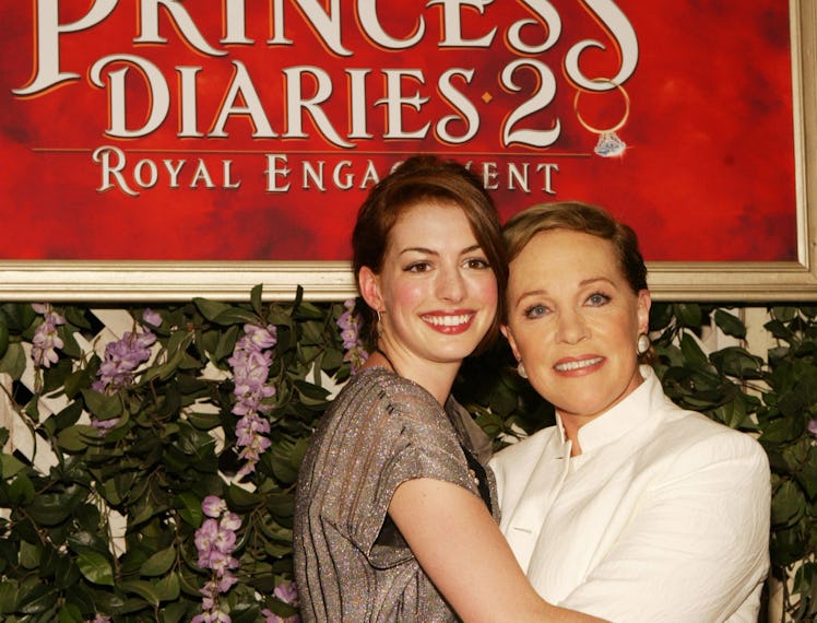 Anne Hathaway and Julie Andrews (Photo by Lee Celano/WireImage)