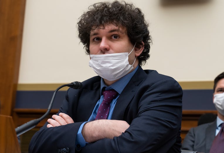 UNITED STATES - DECEMBER 8: Sam Bankman-Fried, founder and CEO of FTX, testifies during the House Fi...