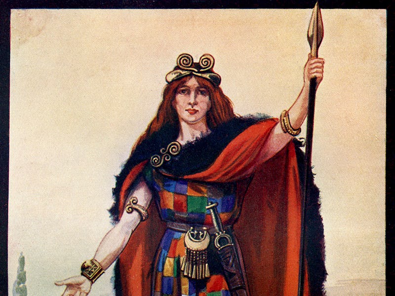 Boadicea / Boudica / Boudicca Queen of the British Iceni tribe who led uprising against the occupyin...