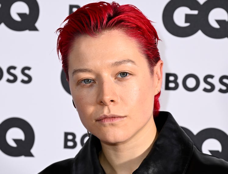 LONDON, ENGLAND - NOVEMBER 16:  Emma D'Arcy attends the GQ Men Of The Year Awards 2022 at The Mandar...