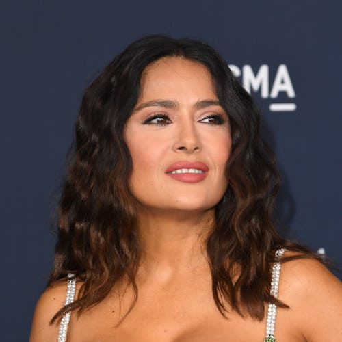 Salma Hayek sultry mermaid waves LACMA gala