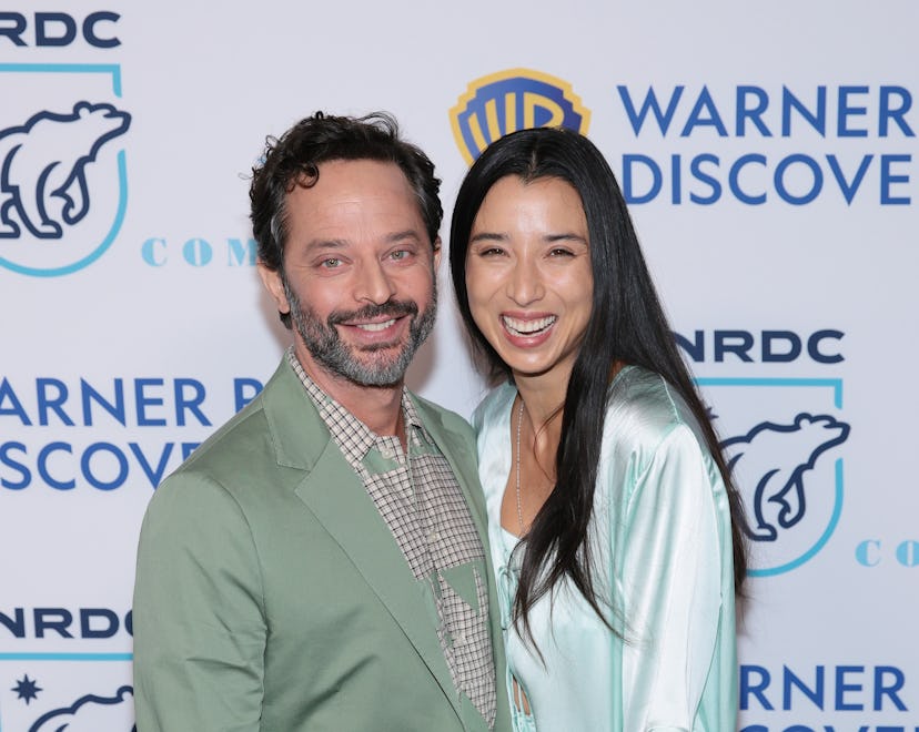 NEW YORK, NEW YORK - SEPTEMBER 20: Nick Kroll and Lily Kwong attend NRDC's "Night of Comedy", Honori...