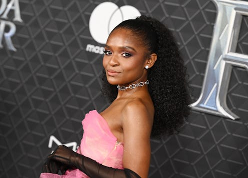 Dominique Thorne at the world premiere of Marvel Studios Black Panther: Wakanda Forever held at the ...