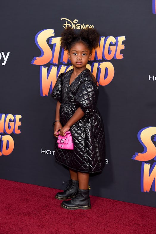 Kaavia James Union Wade at the premiere of Disney's "Strange World" held at the El Capitan Theatre o...