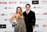 BEVERLY HILLS, CALIFORNIA - NOVEMBER 17: (L-R) Blake Lively and Honoree Ryan Reynolds attend the 36t...