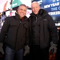 Andy Cohen and Anderson Cooper on CNN's 'New Year's Eve Live.' Cohen vows to party even harder to ri...