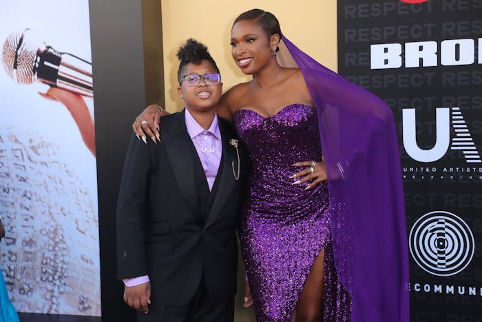  David Otunga Jr. and Jennifer Hudson attend the Los Angeles Premiere Of MGM's "Respect" at Regency ...