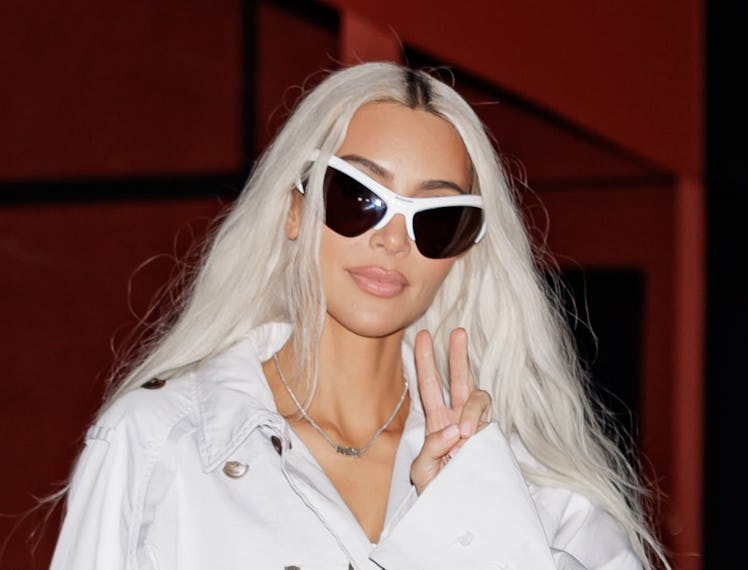 NEW YORK, NEW YORK - OCTOBER 31: Kim Kardashian is seen in SoHo on October 31, 2022 in New York City...