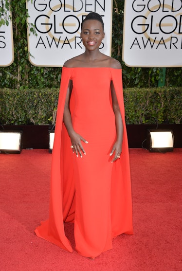 Lupita Nyong'o attends the 71st Annual Golden Globe Awards