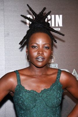 NEW YORK, NEW YORK - NOVEMBER 01: Lupita Nyong'o attends Marvel Studio's "Black Panther: Wakanda For...