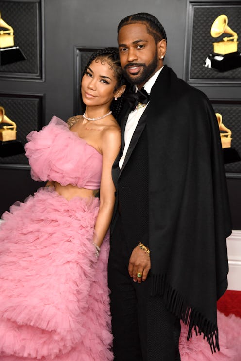 LOS ANGELES, CALIFORNIA - MARCH 14: (L-R) Jhené Aiko and Big Sean attend the 63rd Annual GRAMMY Awar...