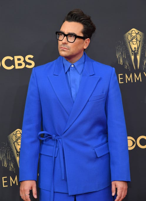 Dan Levy at the 73rd Primetime Emmy Awards held at L.A. Live on September 19, 2021. (Photo by Michae...