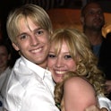 Hilary Duff and Aaron Carter during The Lizzy McGuire Movie Premiere. Duff just condemned publishers...