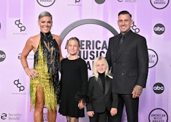 Pink brought her family to the AMAs.