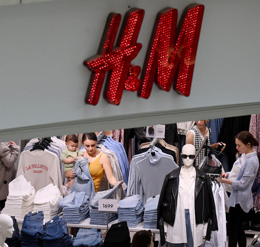 Shoppers enjoying H&M's Black Friday deals including up to 70% off.