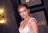 Florence Pugh Wore A Sheer Victoria Beckham Dress At The Governors Awards