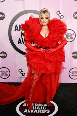 Bebe Rexha attends the 2022 American Music Awards 