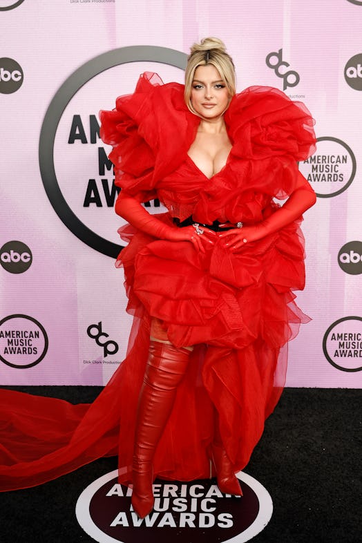 Bebe Rexha attends the 2022 American Music Awards 