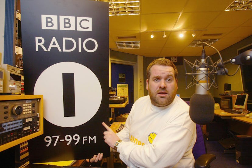Chris Moyles at the BBC Radio 1 Studios.