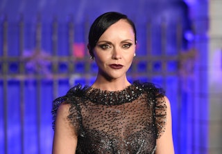 Christina Ricci sold her Chanel collection to fund her divorce. Here, she attends the premiere of Ne...