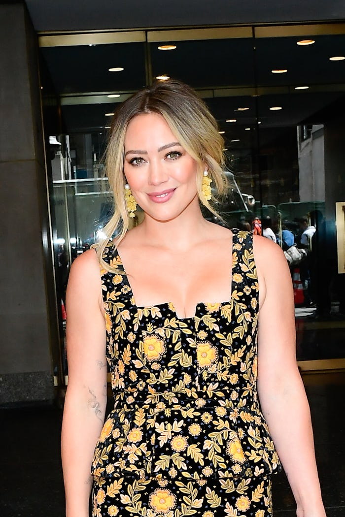 Hilary Duff Cuts Daughter Mae's Bangs.