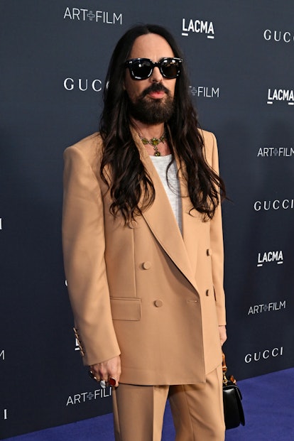 LOS ANGELES, CALIFORNIA - NOVEMBER 05: Gucci Creative Director Alessandro Michele, wearing Gucci, at...