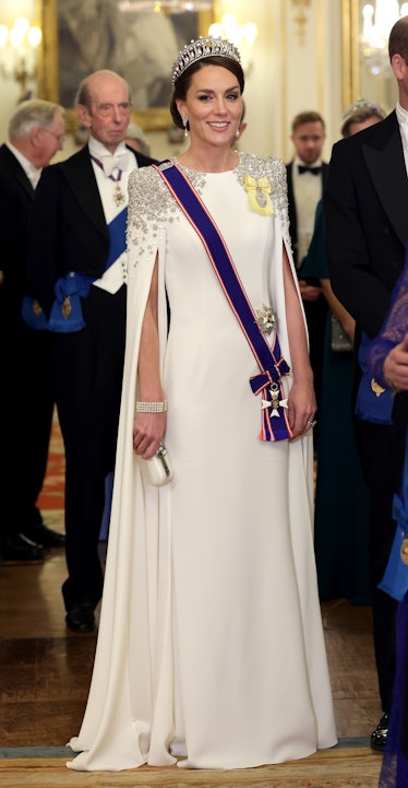  Catherine, Princess of Wales during the State Banquet 