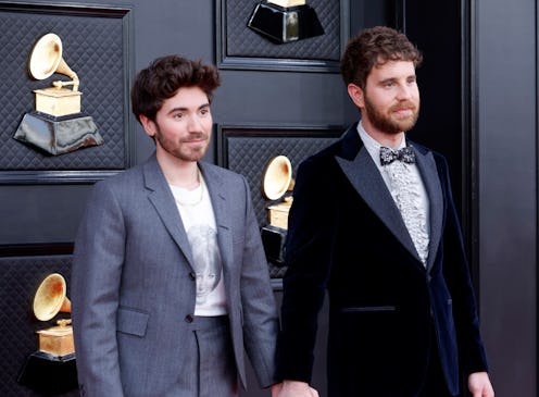 LAS VEGAS, NEVADA - APRIL 03: (L-R) Noah Galvin and Ben Platt attend the 64th Annual GRAMMY Awards a...